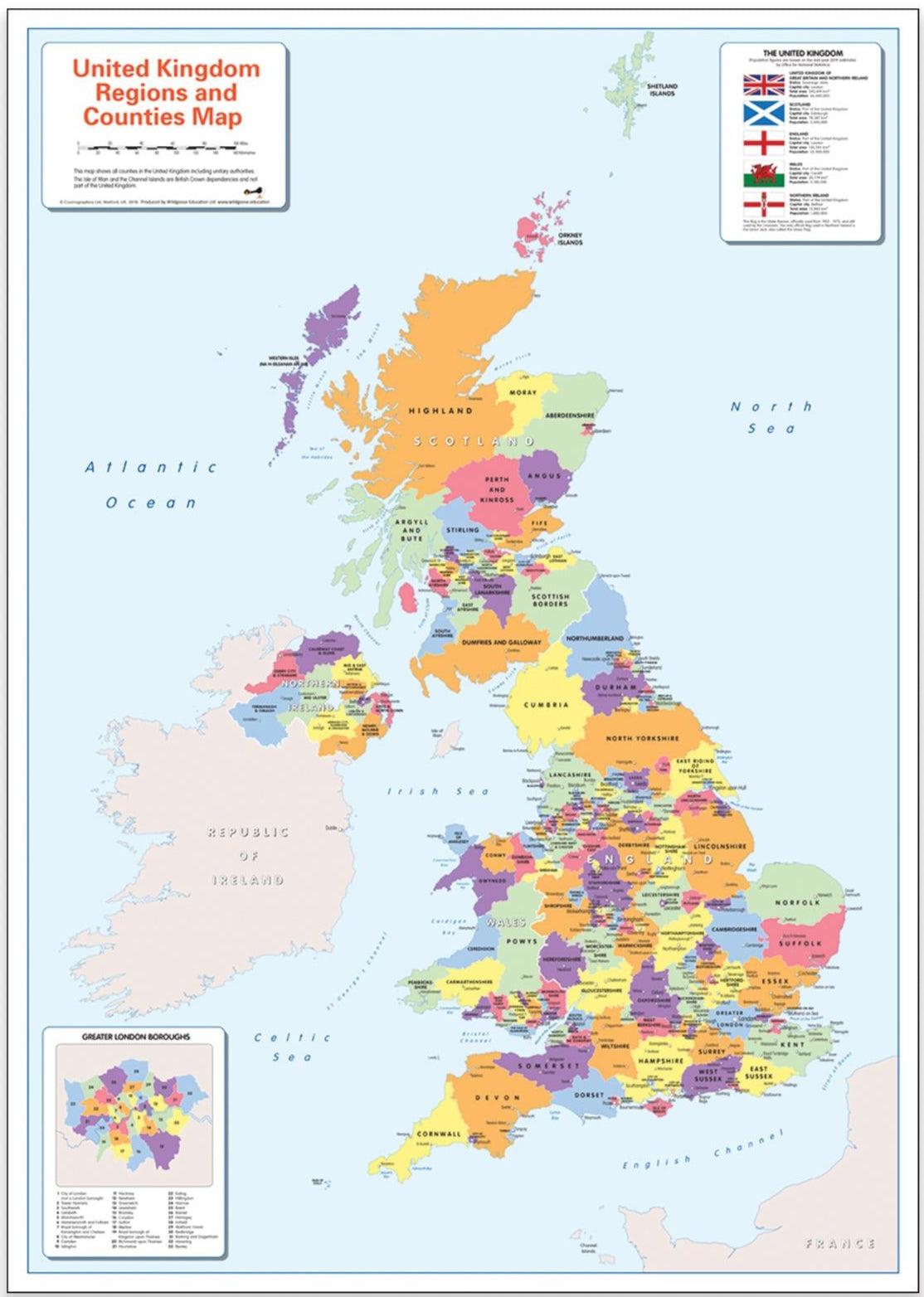 Colour Blind Friendly UK Political Map