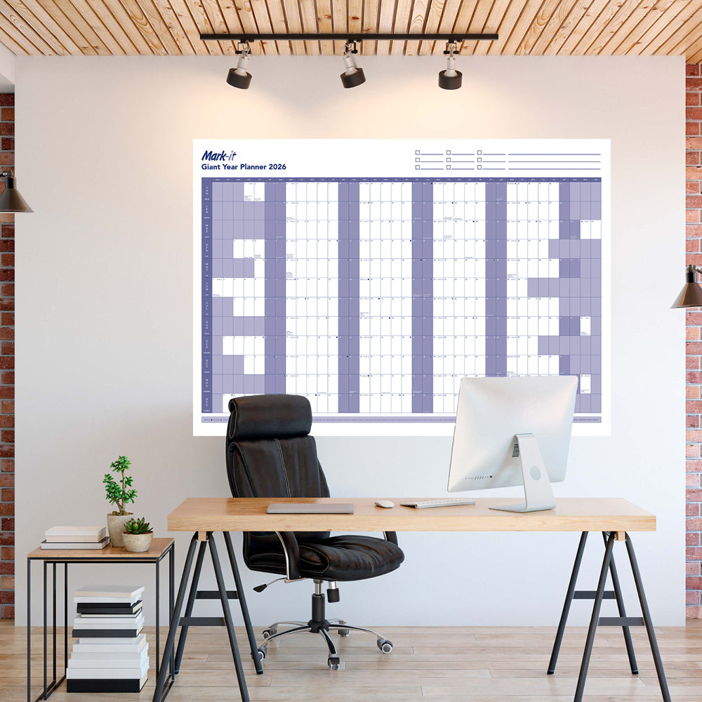2026 YEARLY WALL PLANNER - MARK IT