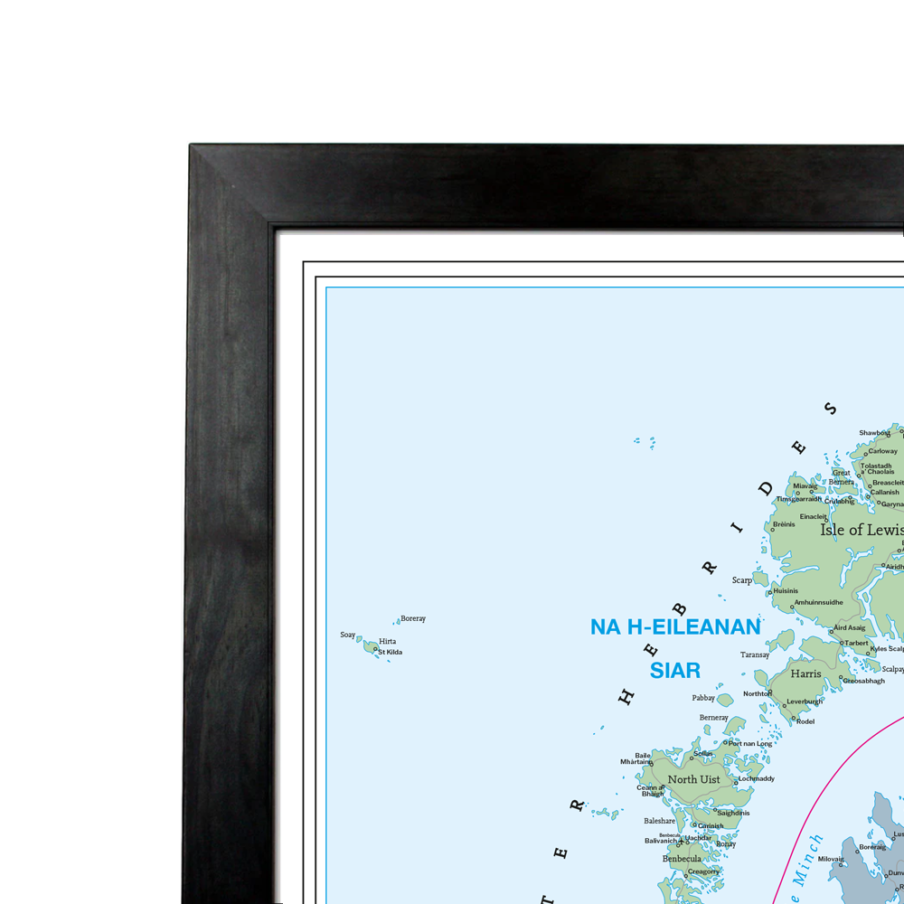 Counties UK Wall Map (Laminated)