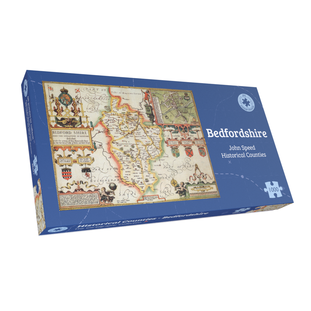 Bedfordshire Historical Map 1000 Piece Jigsaw Puzzle (1610)
