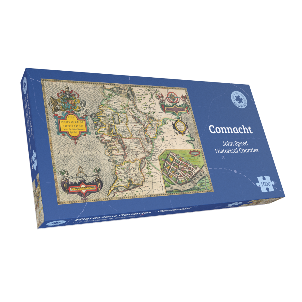 Connacht Historical Map 1000 Piece Jigsaw Puzzle (1610)