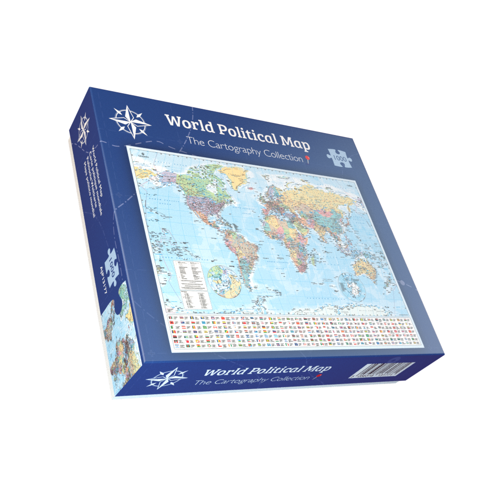 World Political Map 1000 Piece Jigsaw Puzzle