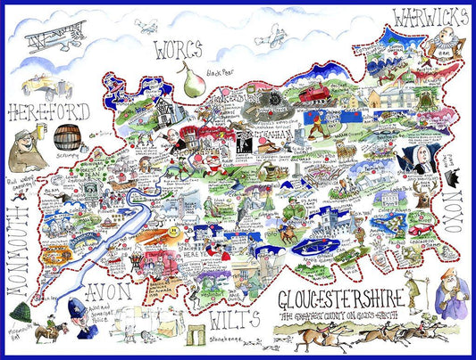 Gloucestershire - Tim Bulmer 1000 piece Jigsaw