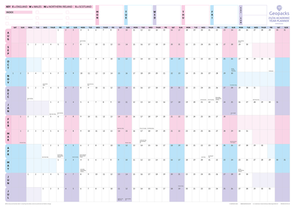 🎁 2025 / 2026 Academic Year Wall Planner (100% off)