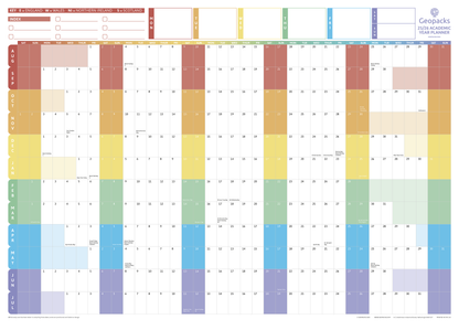 🎁 2025 / 2026 Academic Year Wall Planner (100% off)