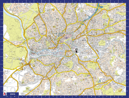 A-Z Map of Bristol 1000 Piece Jigsaw