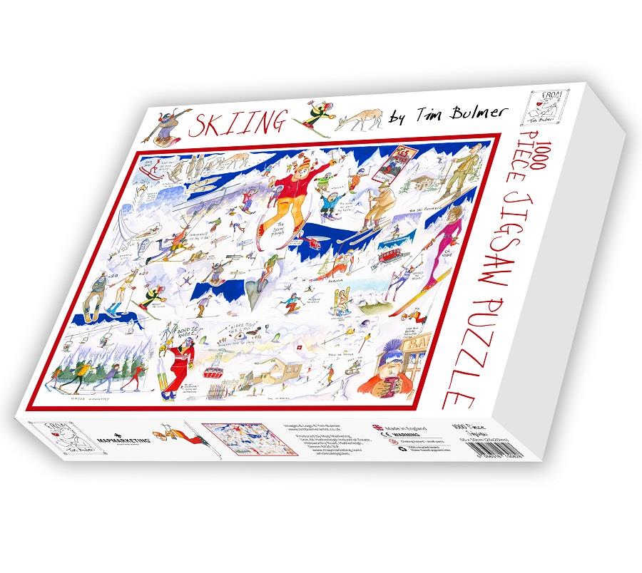 Skiing - Tim Bulmer 1000 Piece Jigsaw Puzzle