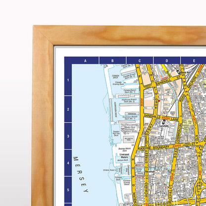 A-Z Map of Liverpool  Wall Map