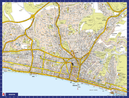 A-Z Map of  Brighton 1000 Piece Jigsaw