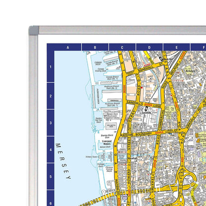 A-Z Map of Liverpool  Wall Map