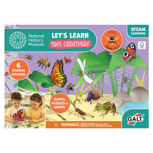 D - Natural History Museum Let's Learn Tiny Creatures Activity Pack