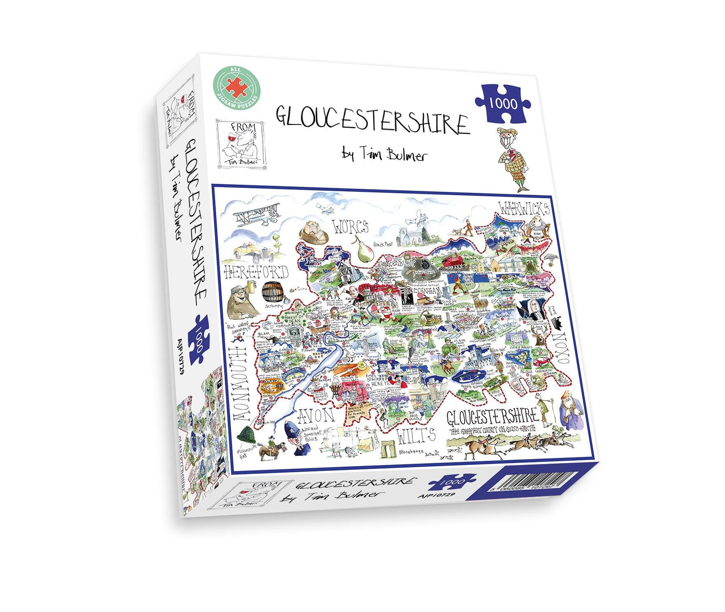 Gloucestershire - Tim Bulmer 1000 piece Jigsaw