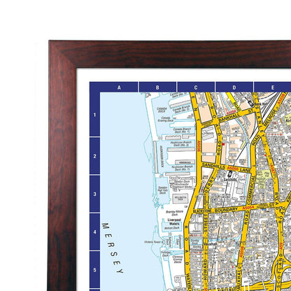 A-Z Map of Liverpool  Wall Map