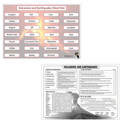 Earthquakes and Volcanoes Curriculum Pack (KS2)