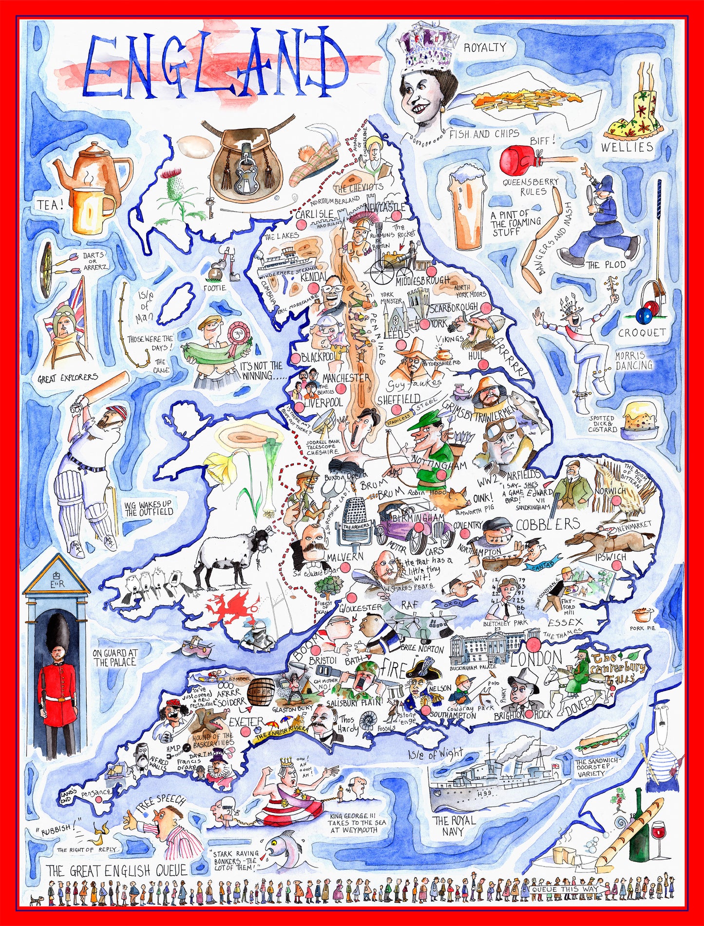 England - Tim Bulmer 1000 piece Jigsaw