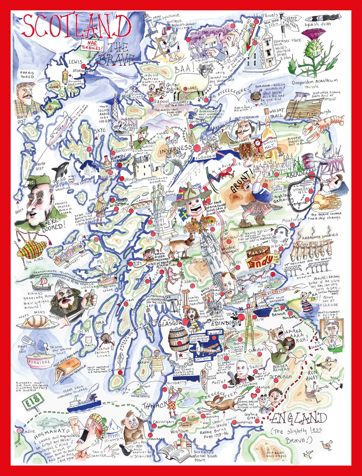 Scotland - Tim Bulmer 1000 piece Jigsaw