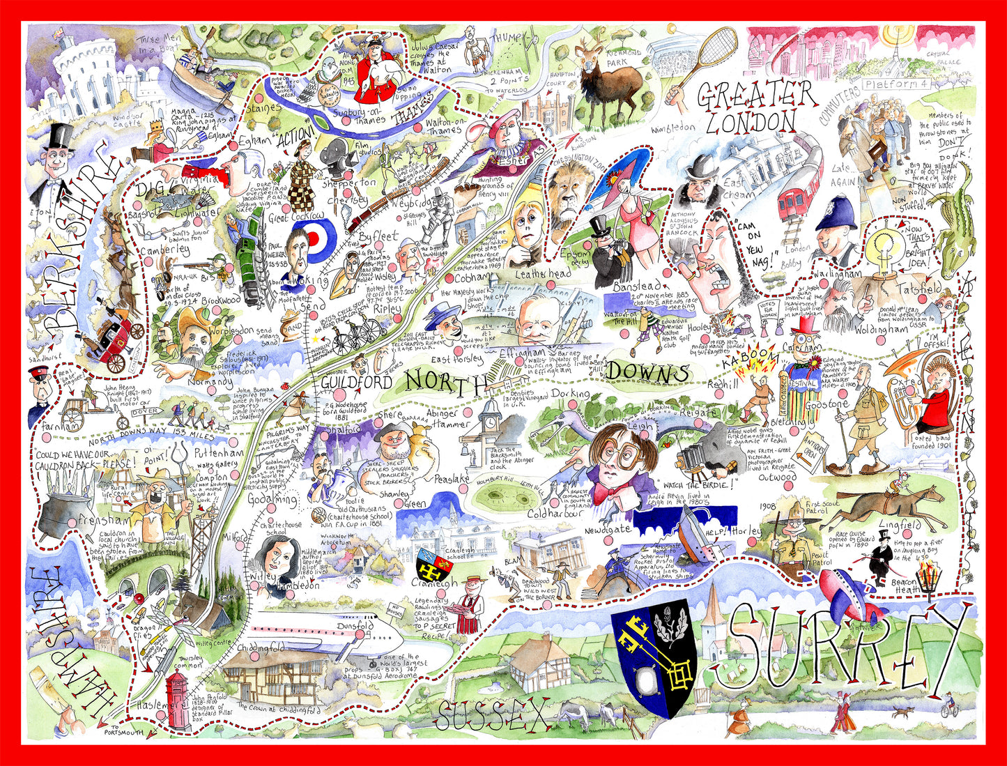 Surrey - Tim Bulmer 1000 piece Jigsaw