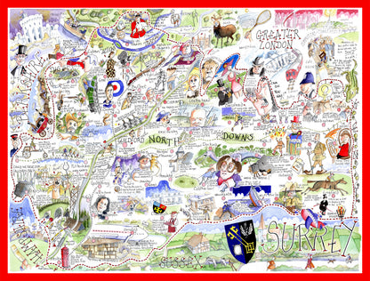 Surrey - Tim Bulmer 1000 piece Jigsaw