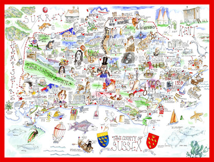 Sussex - Tim Bulmer 1000 piece Jigsaw
