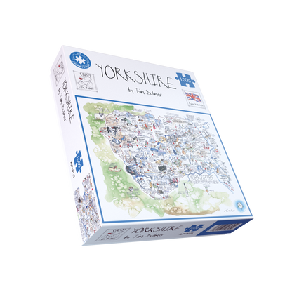 Map of Yorkshire - Tim Bulmer 1000 Piece Jigsaw Puzzle