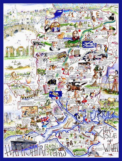Hampshire - Tim Bulmer 1000 piece Jigsaw