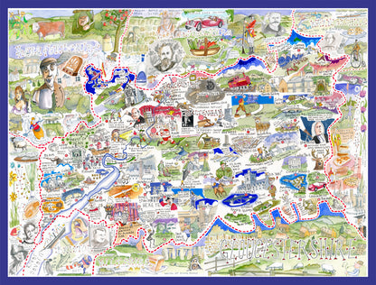 Gloucestershire - Tim Bulmer 1000 piece Jigsaw