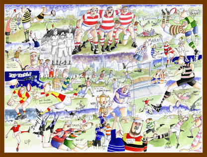 Tim Bulmer Rugby 1000 Piece Jigsaw Puzzle