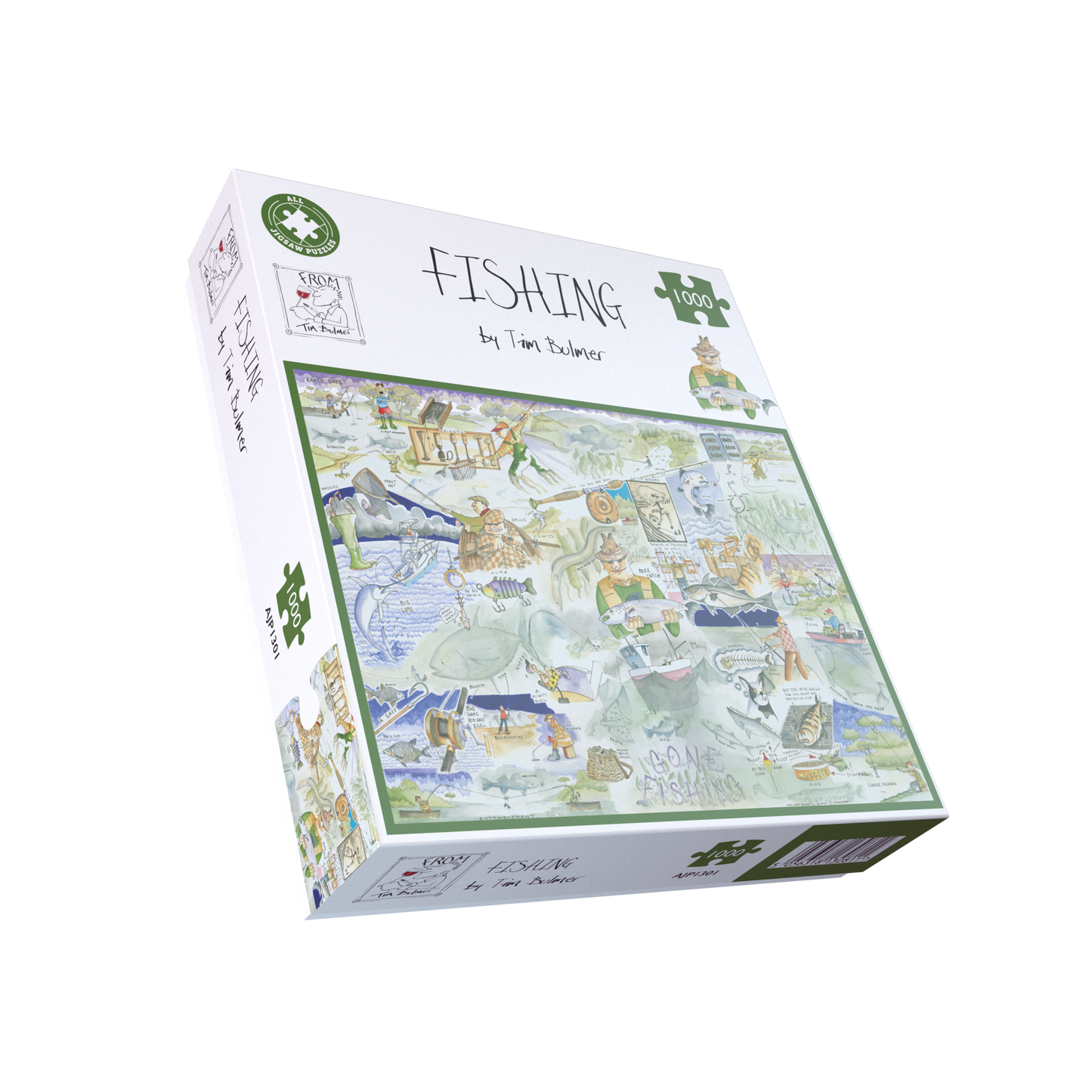 Fishing - Tim Bulmer 1000 Piece Jigsaw Puzzle