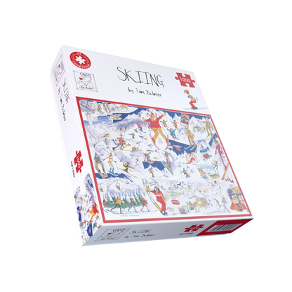 Skiing - Tim Bulmer 1000 Piece Jigsaw Puzzle