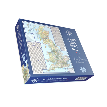British Isles Road Map 1000 Piece Jigsaw Puzzle