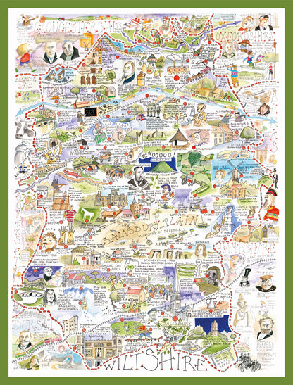 Wiltshire- Tim Bulmer 1000 piece Jigsaw Puzzle