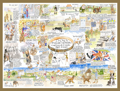 Dogs - Tim Bulmer 1000 piece jigsaw puzzle