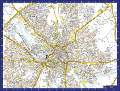 A-Z Map of  York 1000 or 300 Piece Jigsaw