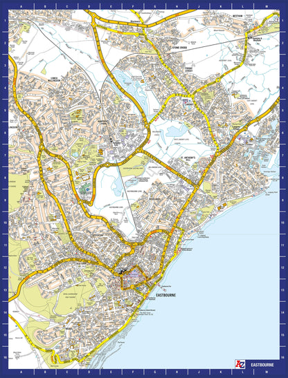 A-Z Map of  Eastbourne 1000 Piece Jigsaw