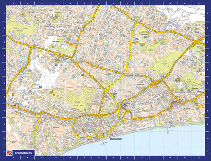 A-Z Map of  Bournemouth 1000 Piece Jigsaw