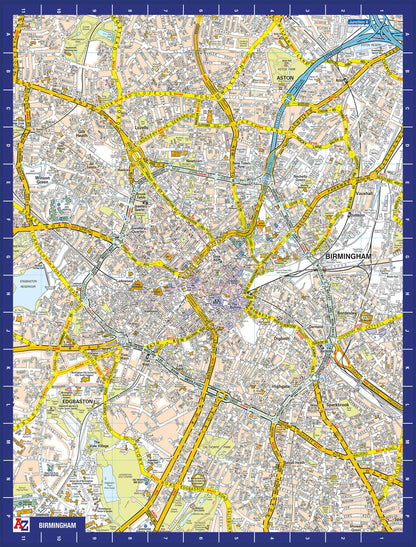 A-Z Map of  Birmingham 1000 or 300 Piece Jigsaw