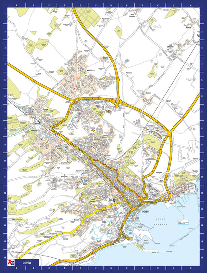 A-Z Map of  Dover 1000 Piece Jigsaw