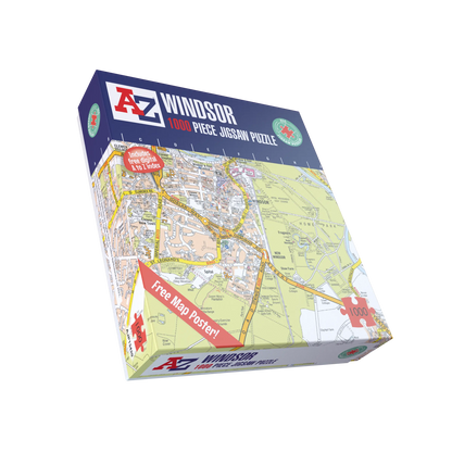 A-Z Map of  Windsor 1000 Piece Jigsaw