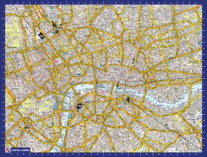 A-Z Map of  London 1000 or 300 Piece Jigsaw