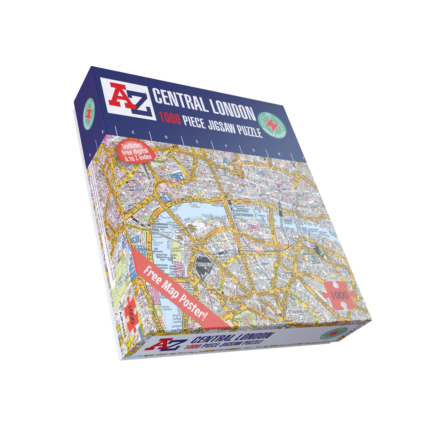 A-Z Map of  London 1000 Piece Jigsaw
