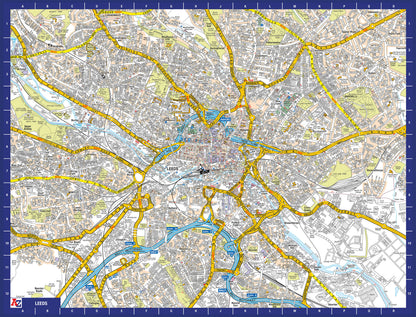 A-Z Map of  Leeds 1000 or 300 Piece Jigsaw