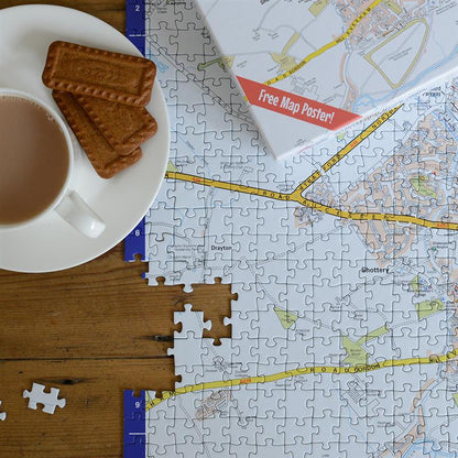 A-Z Map of  Stratford-upon-Avon 1000 Piece Jigsaw