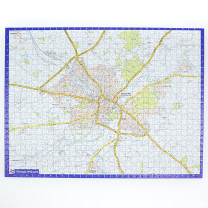 A-Z Map of  Stratford-upon-Avon 1000 Piece Jigsaw
