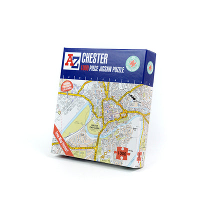 A-Z Map of  Chester 1000 Piece Jigsaw