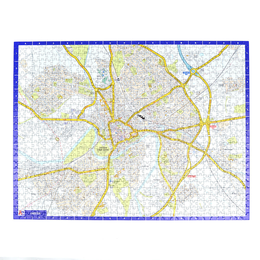 A-Z Map of  Chester 1000 Piece Jigsaw