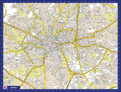A-Z Map of  Coventry 1000 Piece Jigsaw