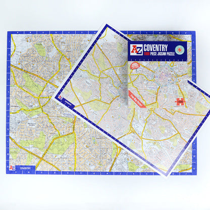 A-Z Map of  Coventry 1000 Piece Jigsaw