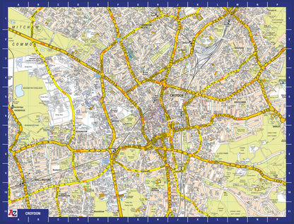 A-Z Map of Croydon 1000 Piece Jigsaw