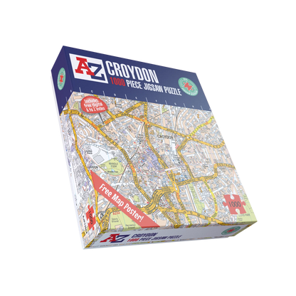 A-Z Map of Croydon 1000 Piece Jigsaw