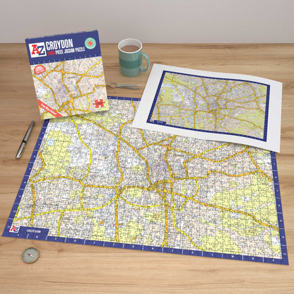 A-Z Map of Croydon 1000 Piece Jigsaw